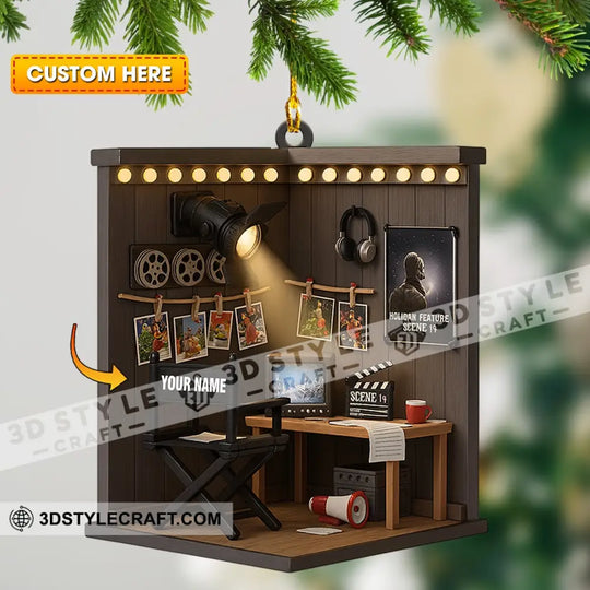 Photo Corner Home Decor, Christmas Ornament, Personalized Ornament style option 1