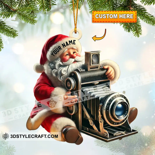 Photographer Christmas Home Decor Ornament Personalized 3.54’’ / 1
