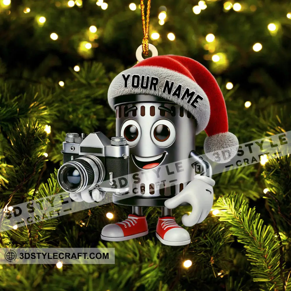 Photographer Christmas Home Decor Ornament Personalized