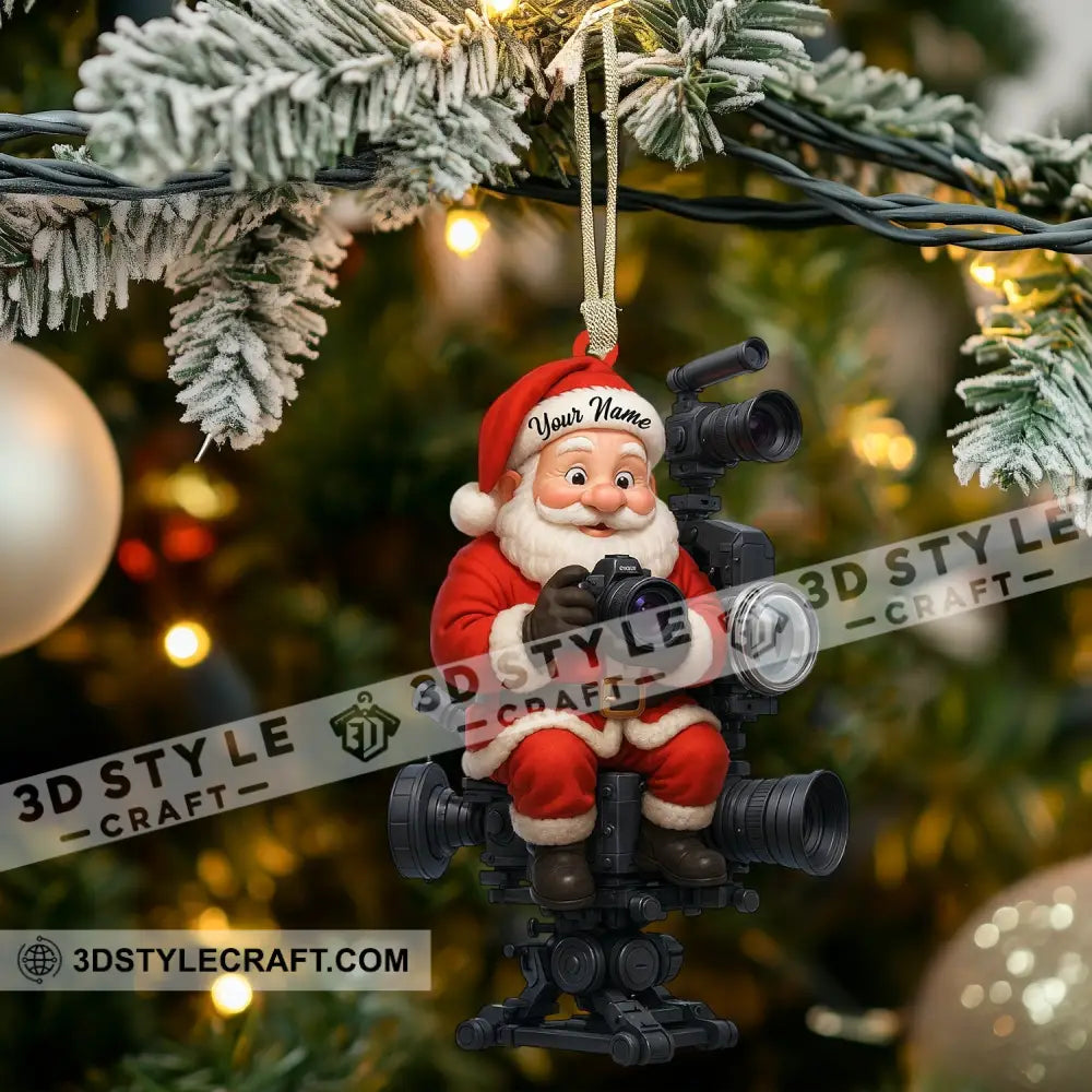Photographer Christmas Home Decor Christmas Ornament Personalized Ornament Ornament