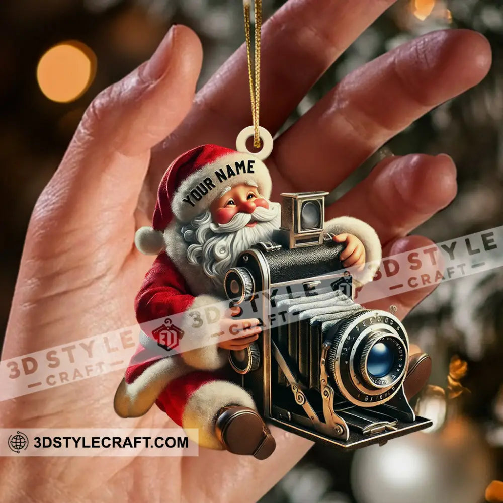 Photographer Christmas Home Decor Ornament Personalized