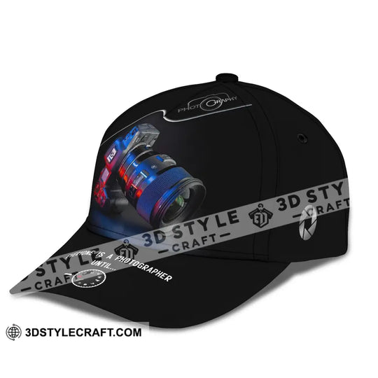 Photographer Classic Cap, Photographer Hat, Unisex Photographer Hat style option 3