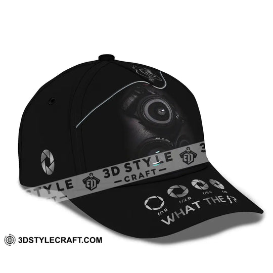 Photographer Classic Cap, Photographer Hat, Unisex Photographer Hat style option 3