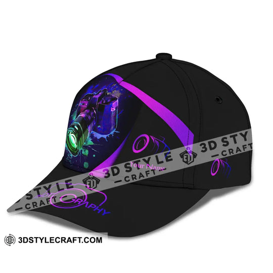 Photographer Classic Cap, Photographer Hat, Unisex Photographer Hat style option 3