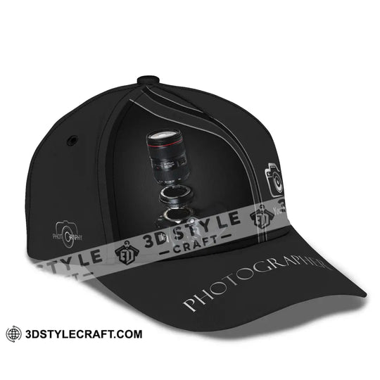 Photographer Classic Cap, Photographer Hat, Unisex Photographer Hat style option 2