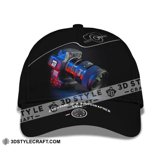Photographer Classic Cap, Photographer Hat, Unisex Photographer Hat style option 1