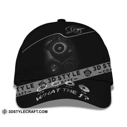 Photographer Classic Cap, Photographer Hat, Unisex Photographer Hat style option 1