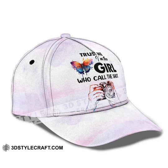 Photographer Classic Cap, Photographer Hat, Woman Photographer Hat style option 4