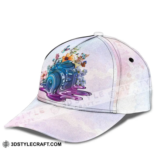 Photographer Classic Cap, Photographer Hat, Women Photographer Hat style option 3