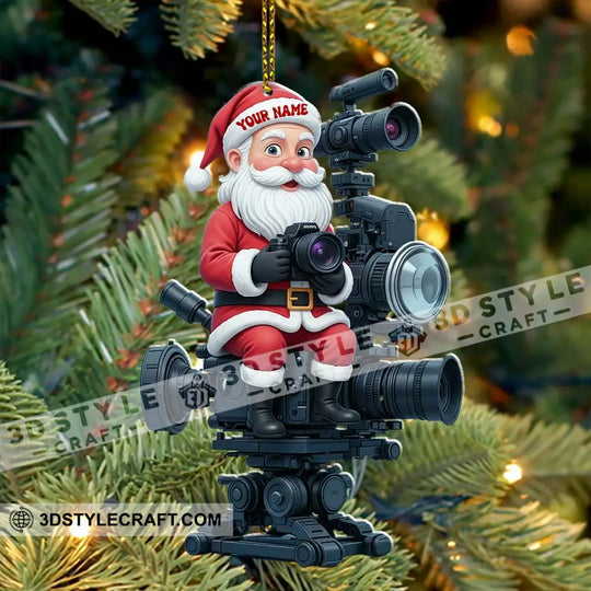 Photographer Home Decor, Christmas Ornament, Personalized Ornament style option 4
