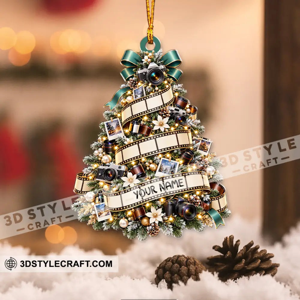 Photography Christmas Tree Home Decor Christmas Ornament Personalized Ornament - Ornament