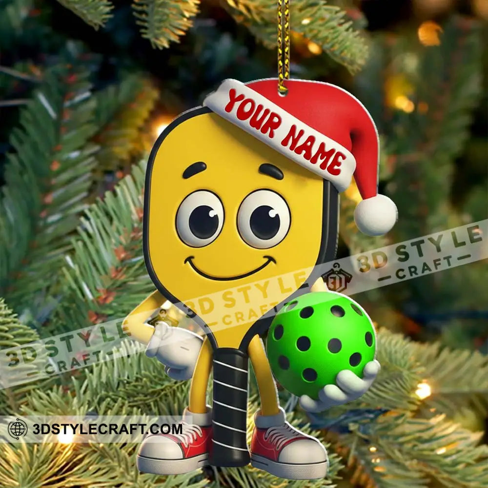 Pickleball Christmas Home Decor Christmas Ornament Personalized Ornament Ornament