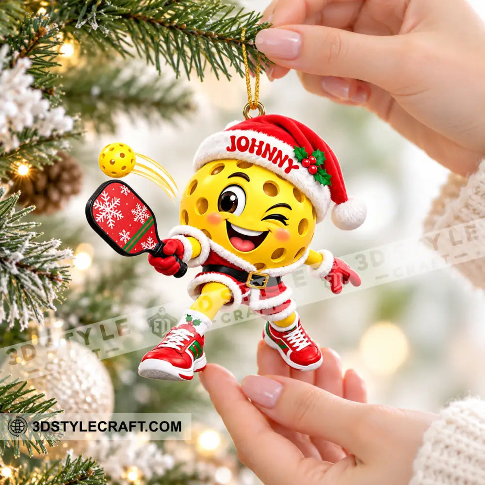 Pickleball Home Decor Christmas Ornament Personalized Ornament - Ornament
