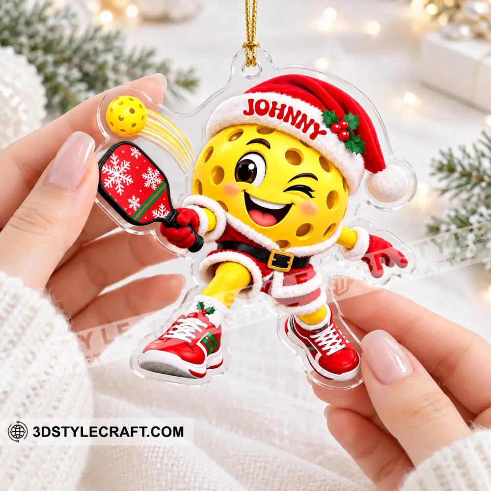 Pickleball Home Decor Christmas Ornament Personalized Ornament - Ornament
