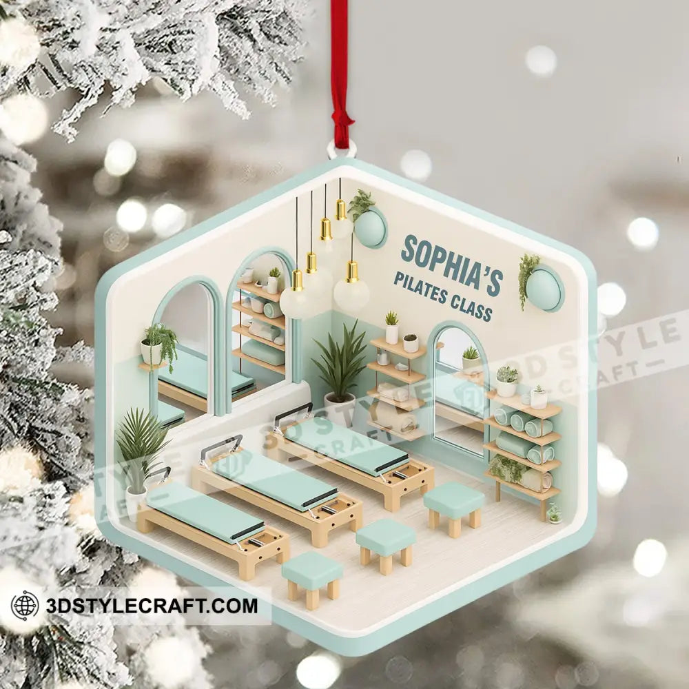 Pilates Class Corner Home Decor Christmas Ornament Personalized Ornament Ornament