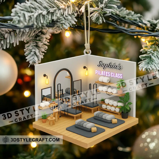Pilates Room Home Decor, Christmas Ornament, Personalized Ornament style option 3
