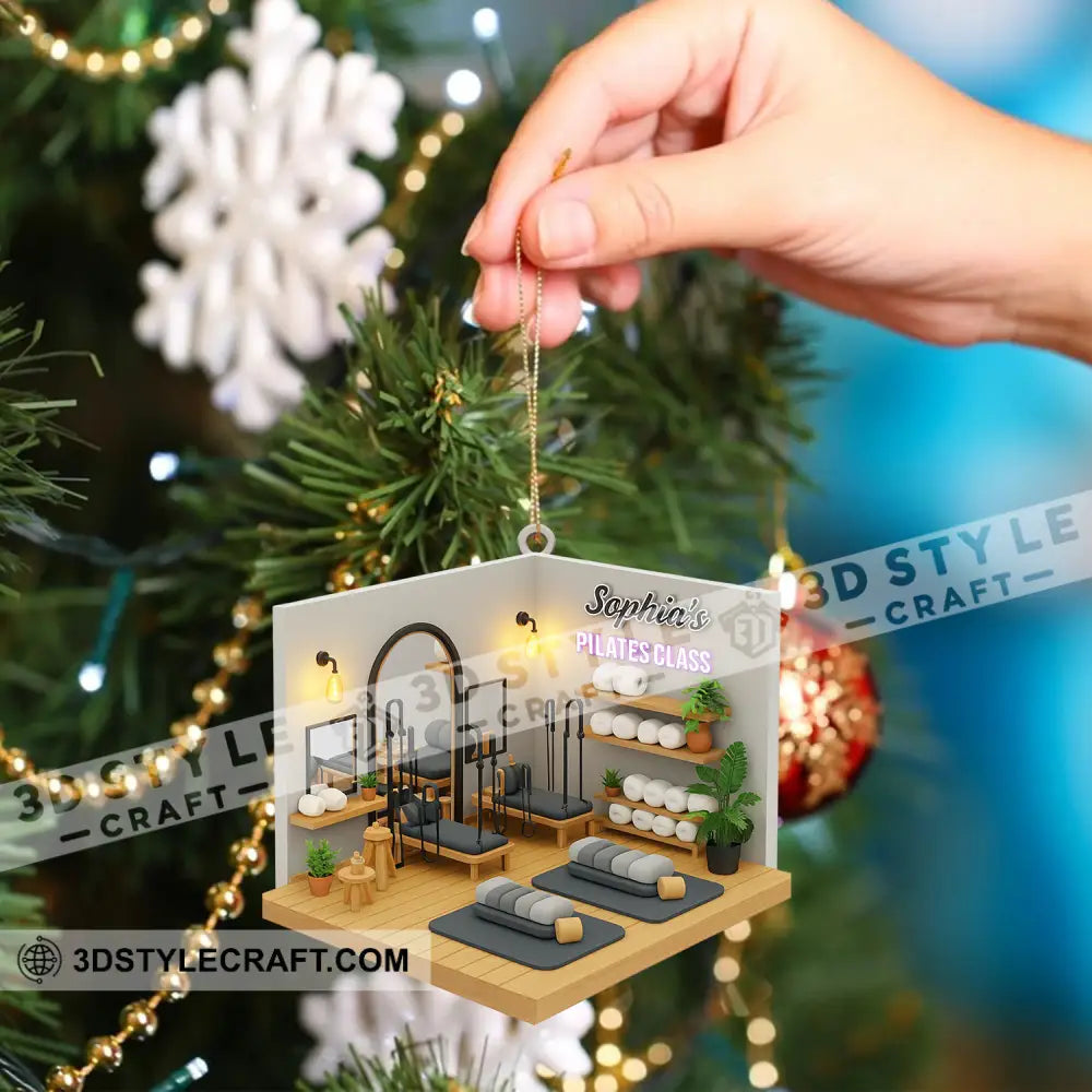 Pilates Room Home Decor Christmas Ornament Personalized Ornament Ornament