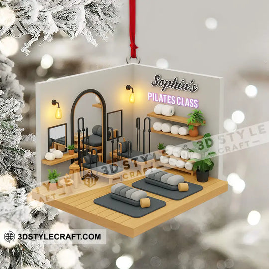 Pilates Room Home Decor, Christmas Ornament, Personalized Ornament style option 4