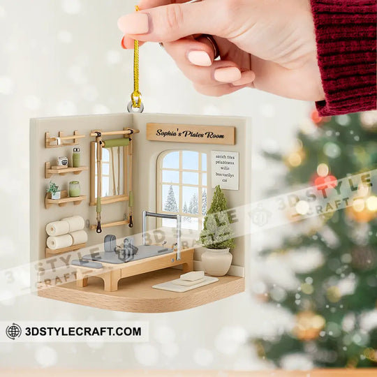 Pilates Room Home Decor, Christmas Ornament, Personalized Ornament style option 2