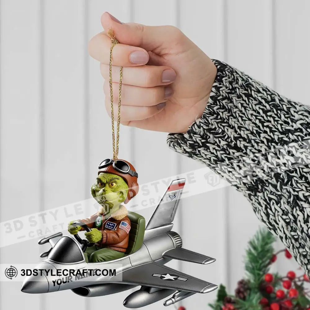 Pilot Home Decor Christmas Ornament Personalized Ornament Ornament