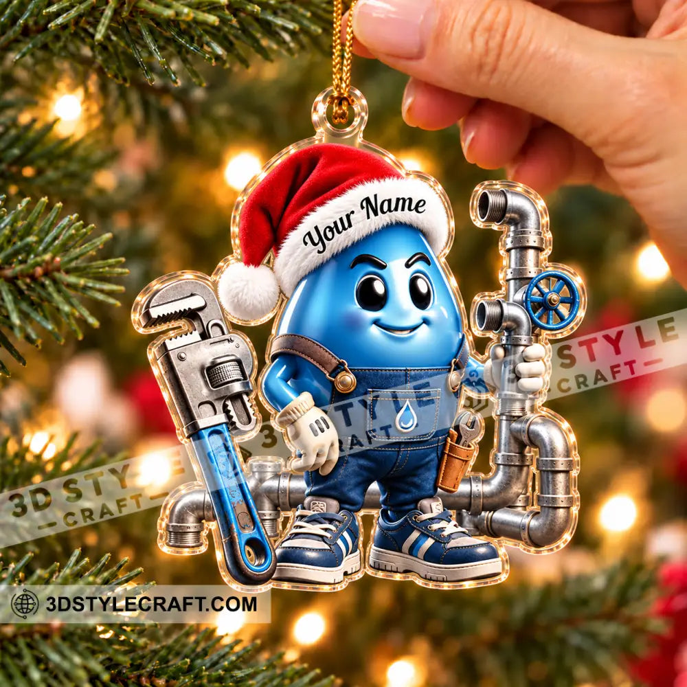 Plumber Home Decor Christmas Ornament Personalized Ornament - Ornament