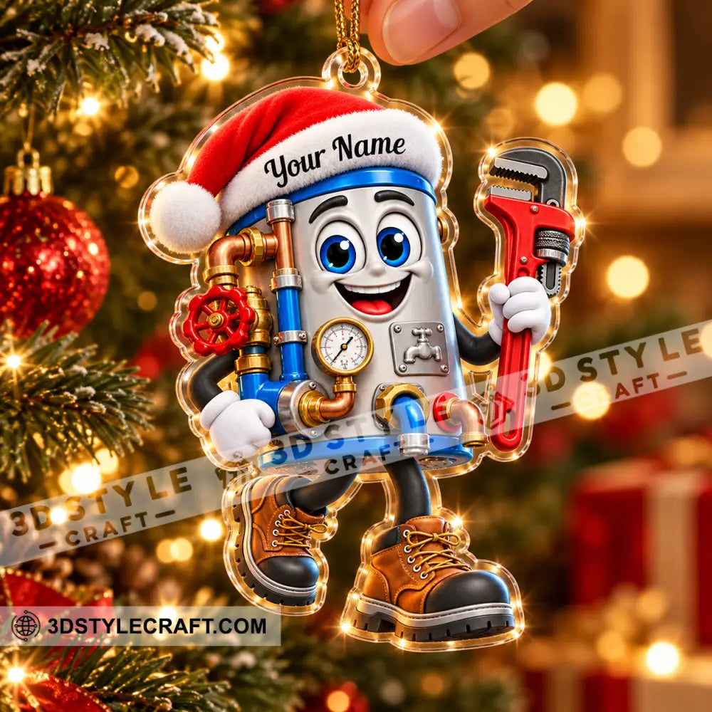 Plumber Home Decor Christmas Ornament Personalized Ornament - Ornament