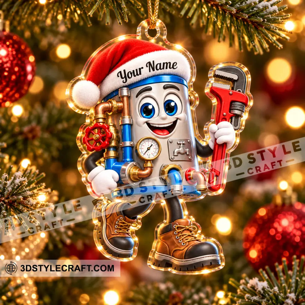Plumber Home Decor Christmas Ornament Personalized Ornament - Ornament