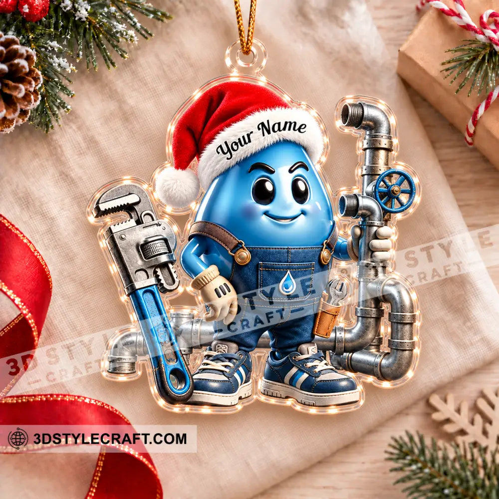Plumber Home Decor Christmas Ornament Personalized Ornament - Ornament