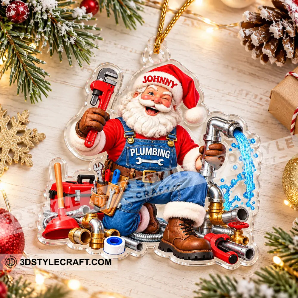 Plumbing Home Decor Christmas Ornament Personalized Ornament - Ornament