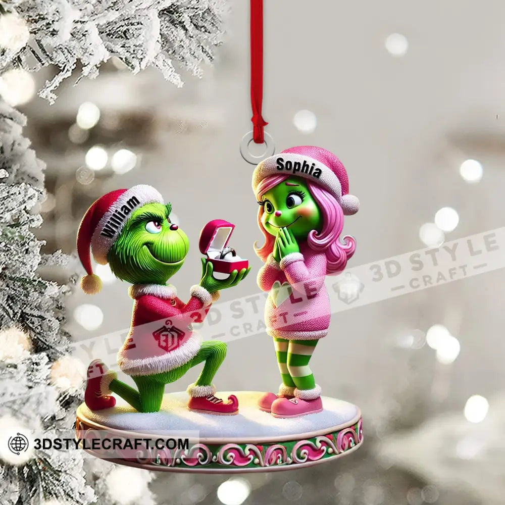 Propose Home Decor Christmas Ornament Personalized