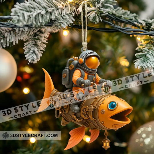 Robot Home Decor, Christmas Ornament, Personalized Ornament style option 3