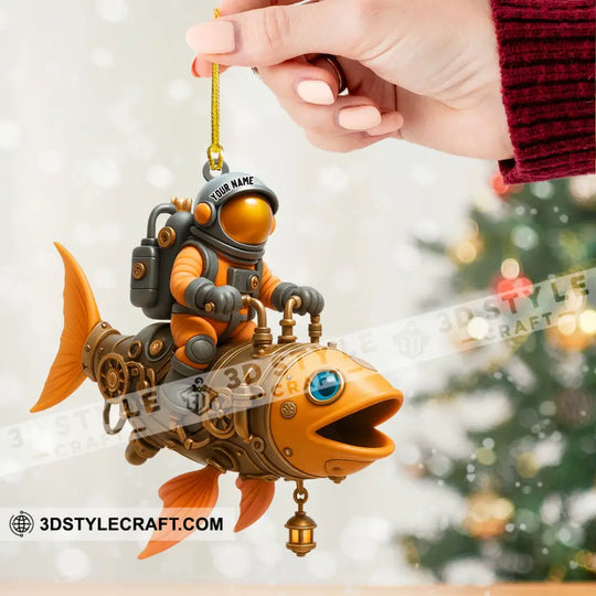 Robot Home Decor, Christmas Ornament, Personalized Ornament style option 2