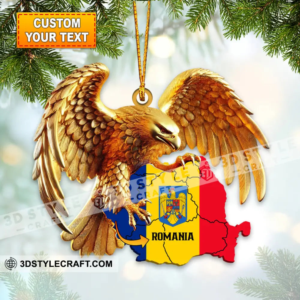 Romania Ornament Personalized 3.54’’ / 1