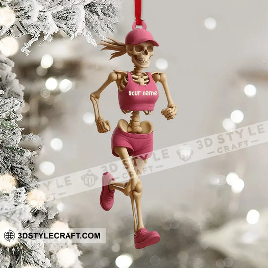 Running Women, Home Decor, Christmas Ornament, Personalized Ornament style option 4