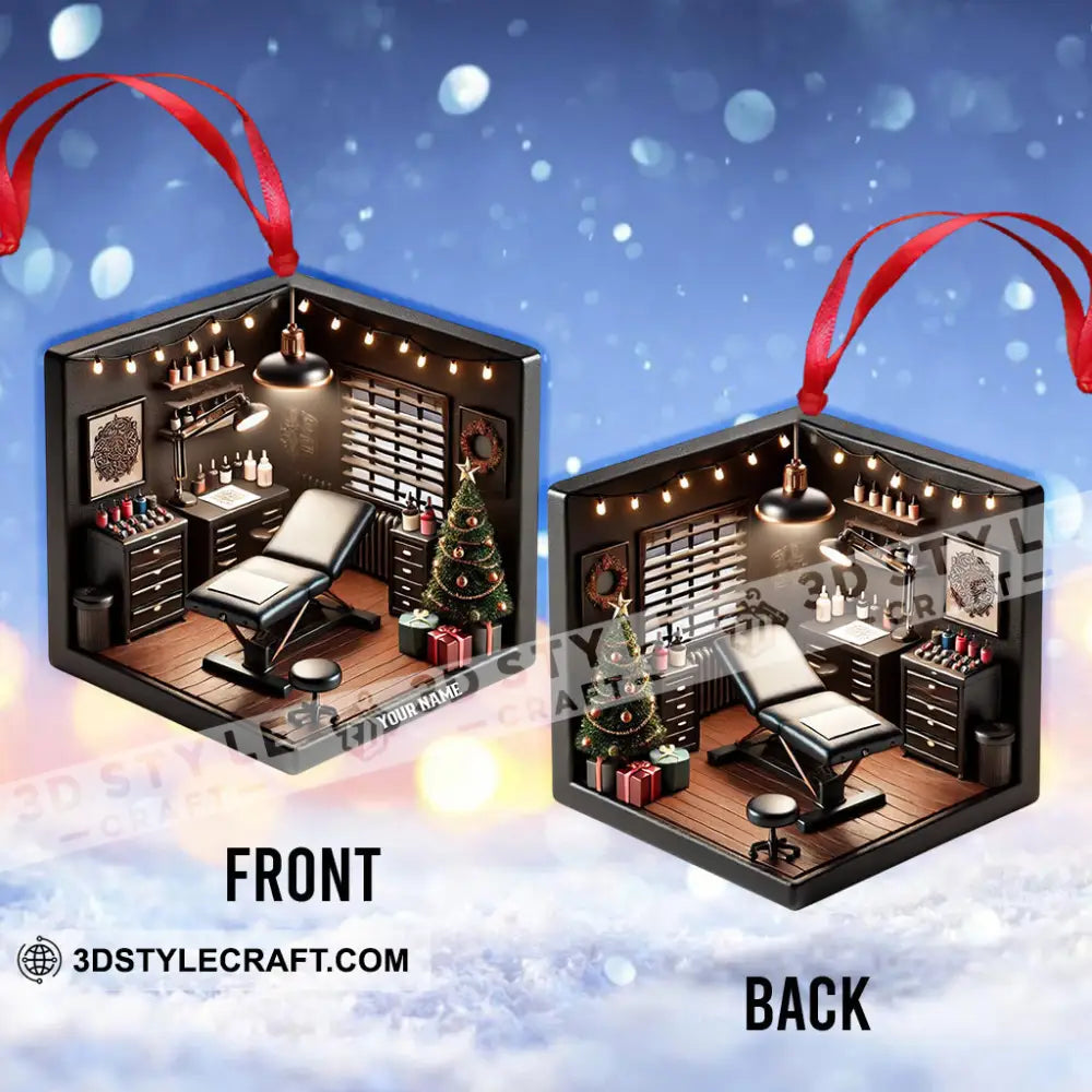 Salon Decor Christmas Ornament Personalized