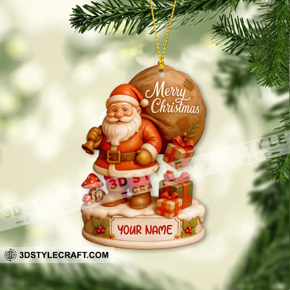 Santa Claus Home Decor Christmas Ornament Personalized Ornament Ornament