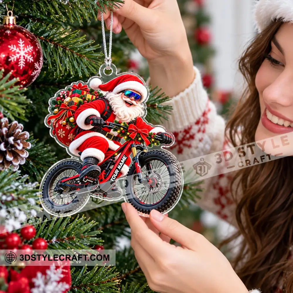 Santa Coming Home Decor Christmas Ornament Personalized Ornament - Ornament