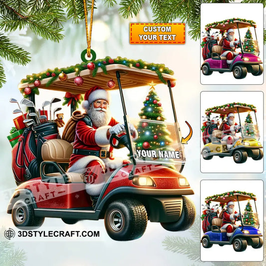 Santa Coming Home Decor Christmas Ornament Personalized 3.54’’ / 1