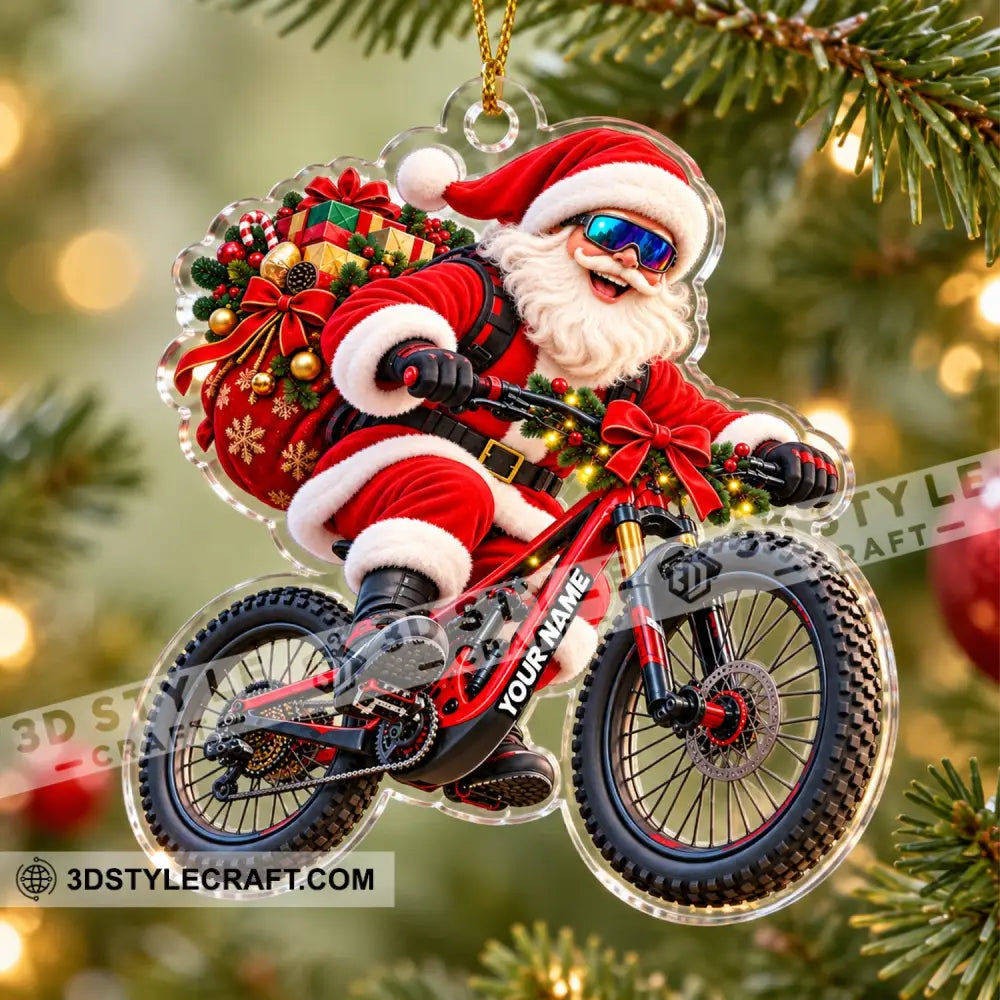 Santa Coming Home Decor Christmas Ornament Personalized Ornament - Ornament