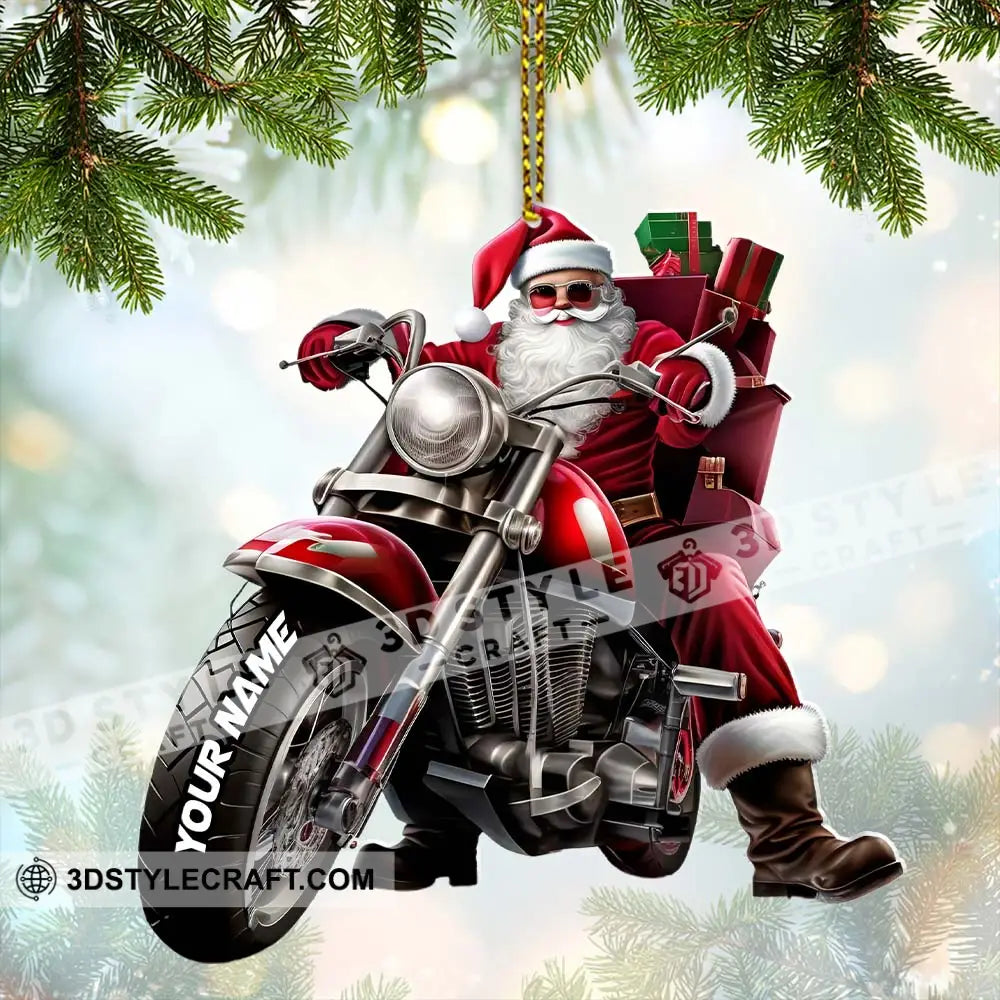 Santa Driver Home Decor Christmas Ornament Personalized Ornament Ornament