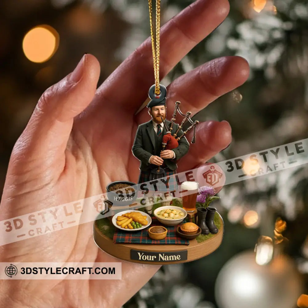 Scotland Party Home Decor Christmas Ornament Personalized Ornament Ornament