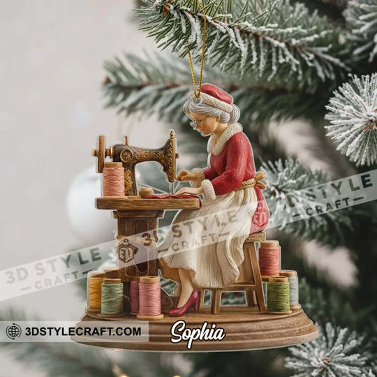 Sewing Christmas Home Decor, Christmas Ornament, Personalized Ornament style option 4