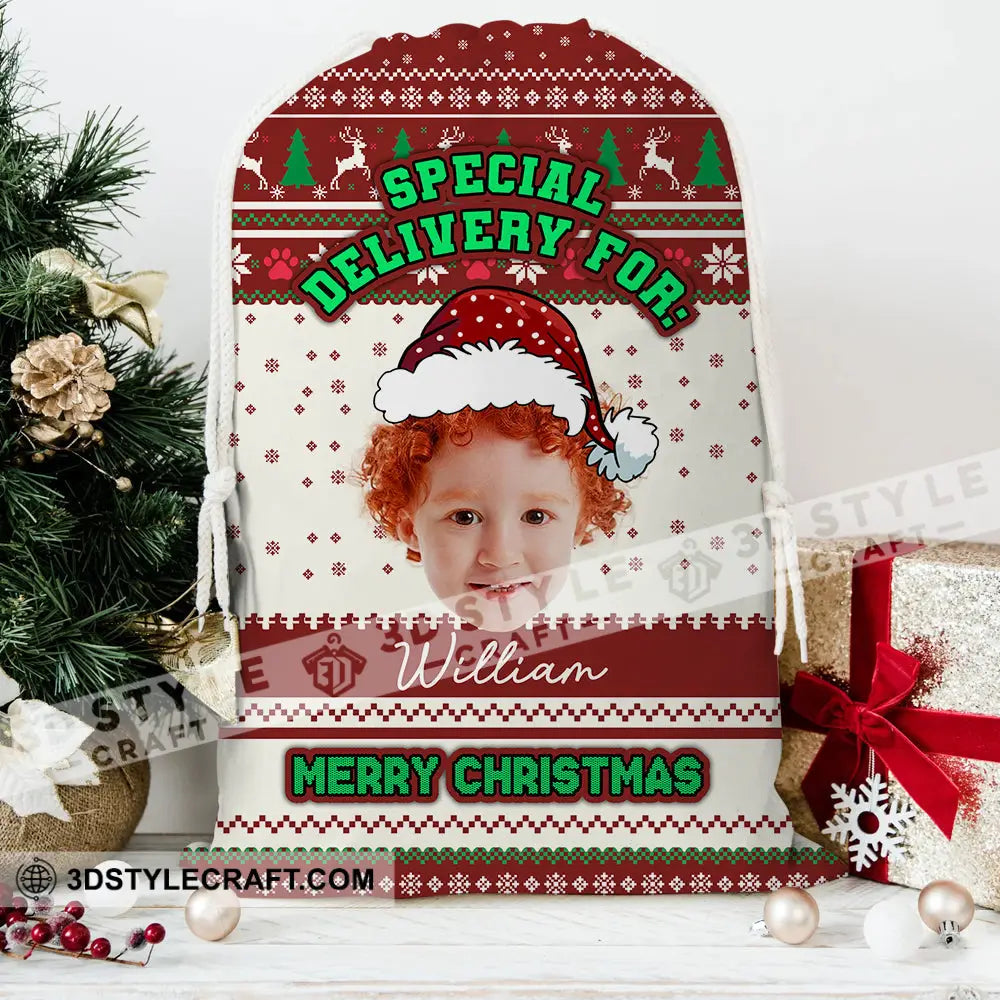 Special Delivery For Personalized Christmas String Bag