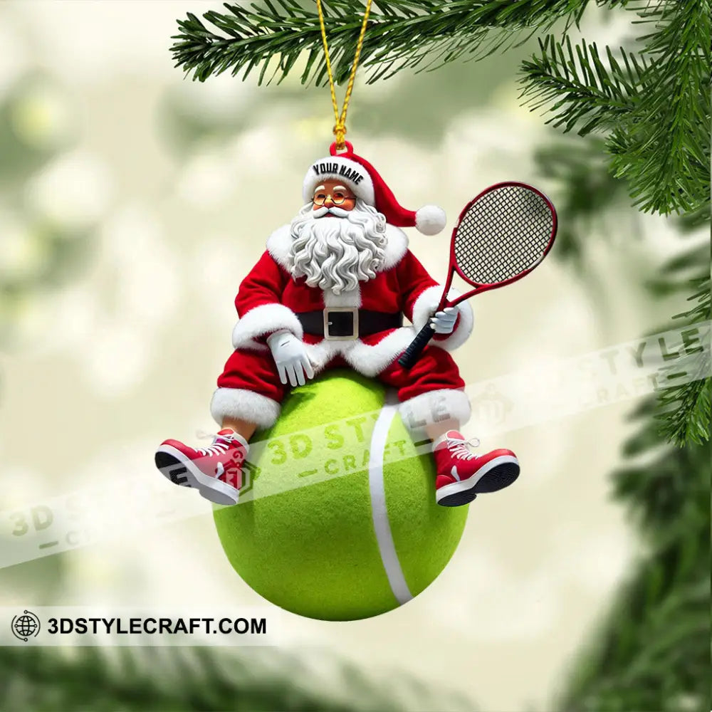 Sport Lover Santa Home Decor Christmas Ornament Personalized