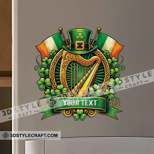 St.patrick’s Day Fridge Magnet - Personalized 3.54’’ / 1 Piece