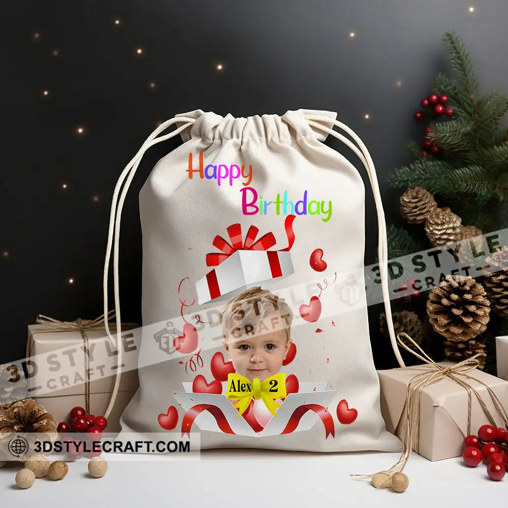 Surprise Box Happy Birthday Bag Personalized Christmas String