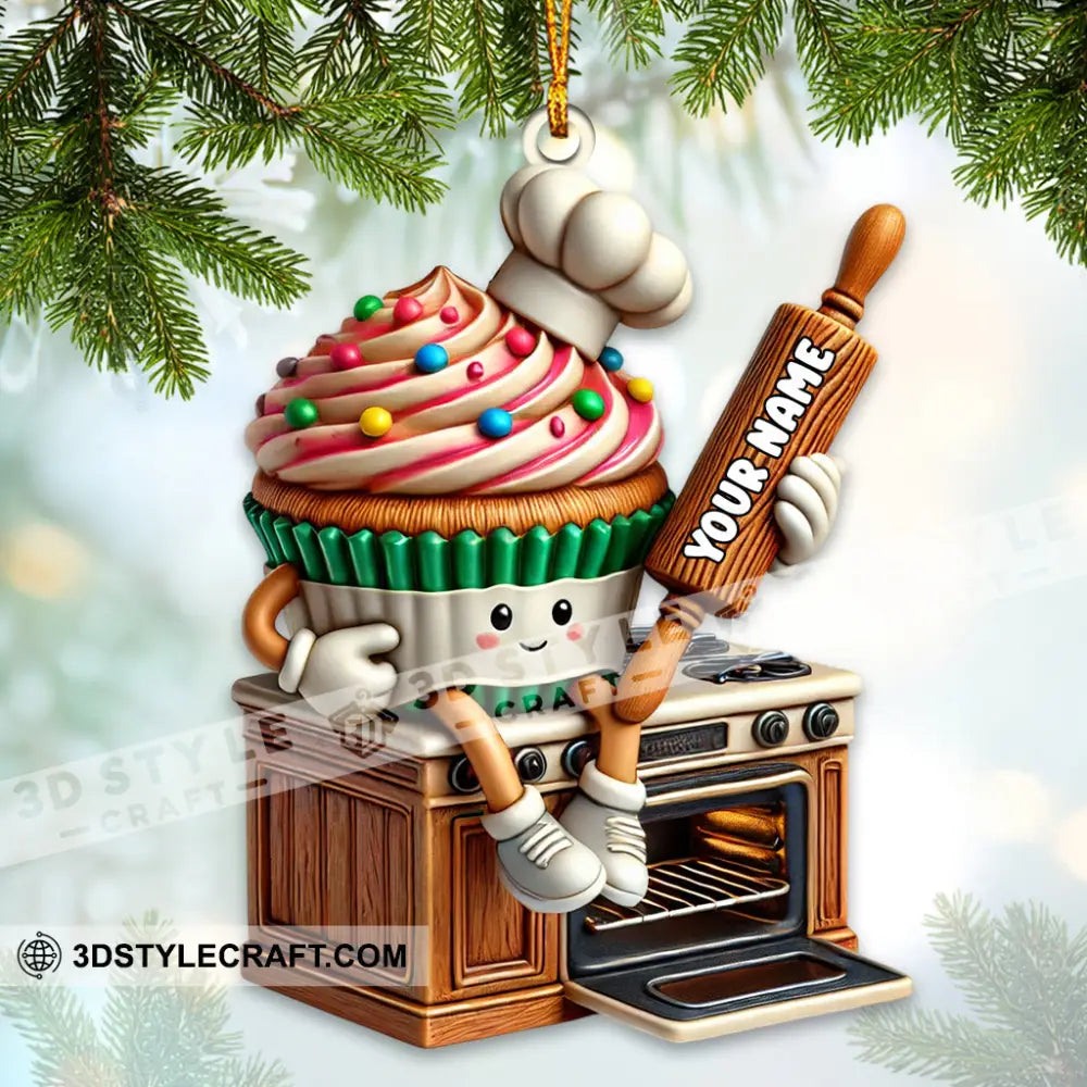 Sweet Bakery Home Decor Christmas Ornament Personalized