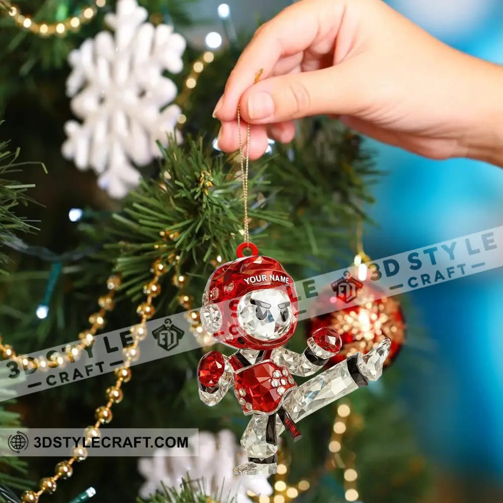 Taekwondo Christmas Home Decor Christmas Ornament Personalized Ornament Ornament