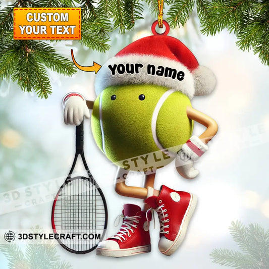 Tennis Ornament Personalized 3.54’’ / 1