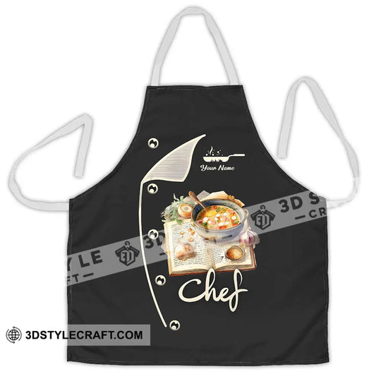 Unisex Apron - Custom Name Apron For Chef - Cooking Recipe style option 3
